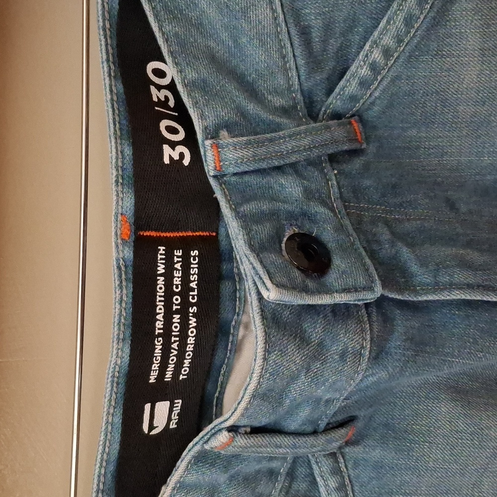 G-Star Raw Rovic Zip 3D Light Blue Denim Jeans_1 - Picture 2 of 6